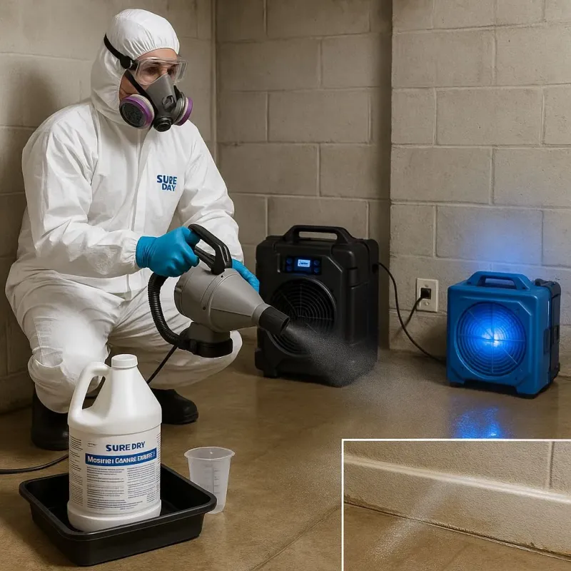 Sanitization and Odor Removal process in Hightstown, NJ