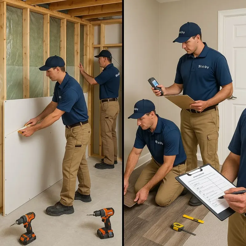 Repairs and Reconstruction process in Hightstown, NJ