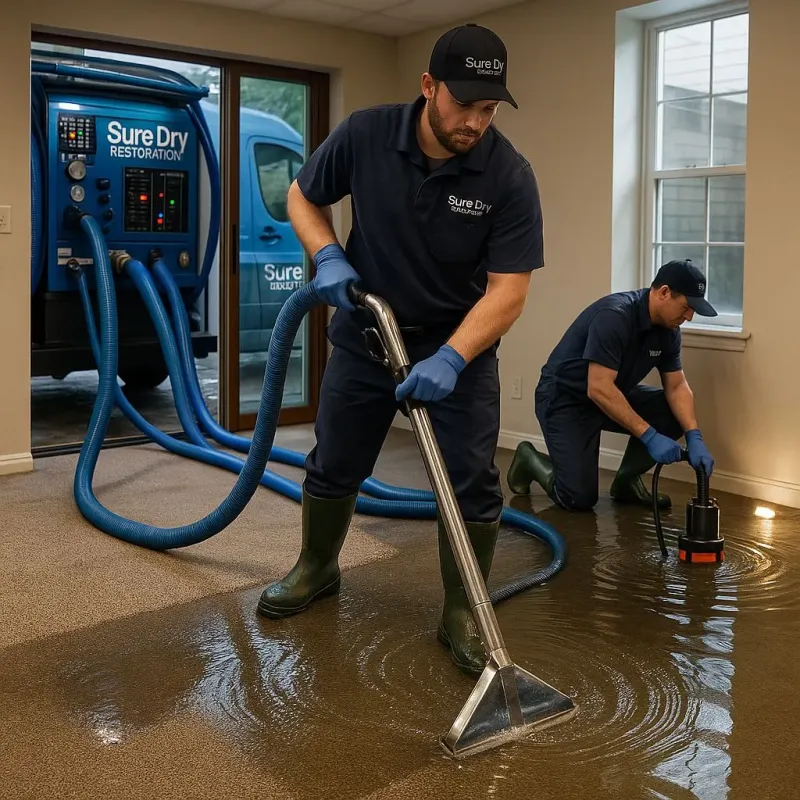 Water Extraction and Removal process in Hightstown, NJ